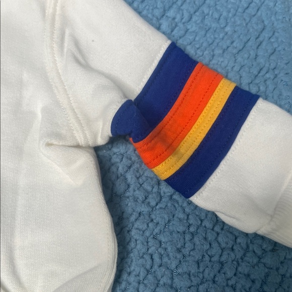 Ralph Lauren Cream Baby Set with Colorful Stripes - Picture 4 of 6